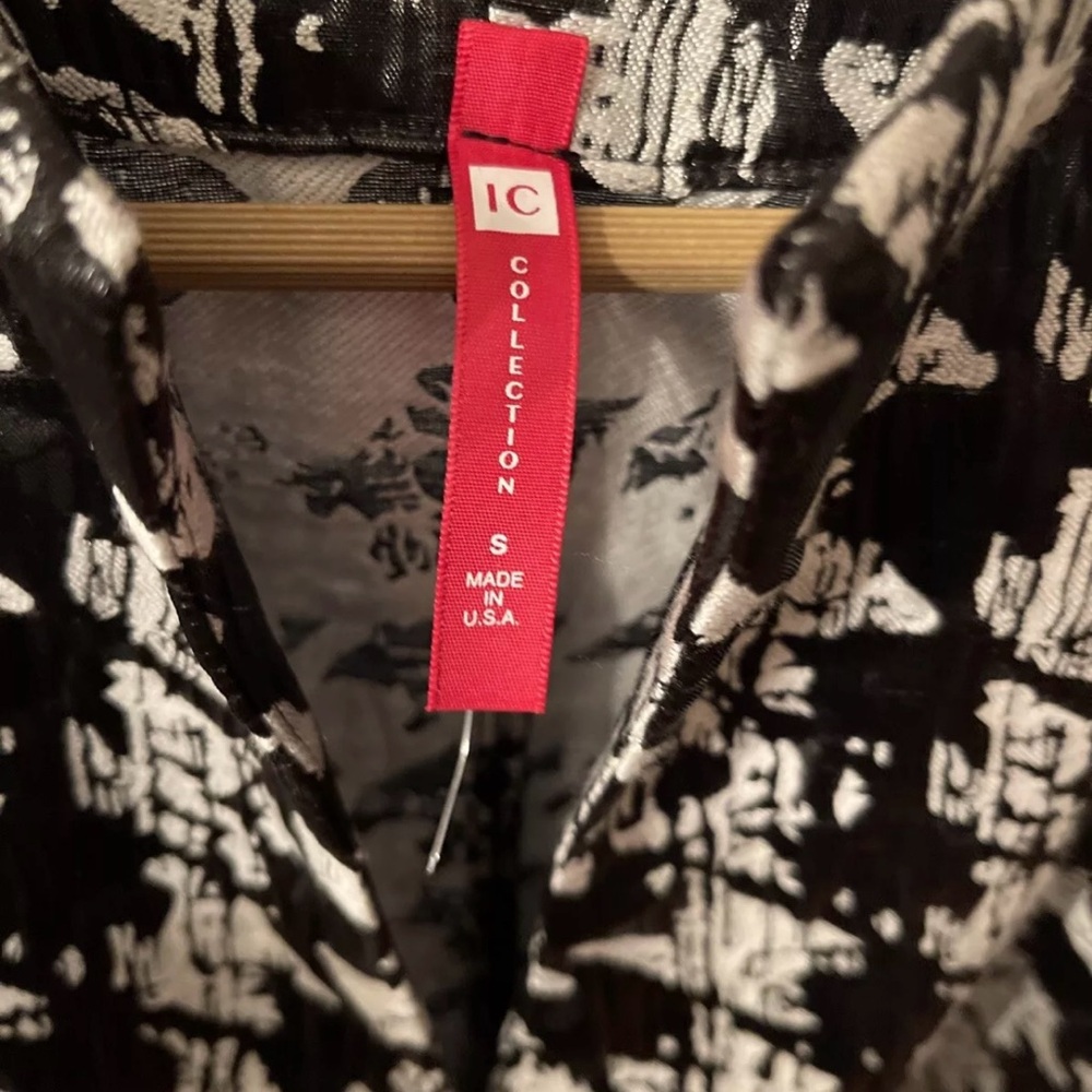 Ic Black And White Jacket. Size Small- Houndstoot… - image 5